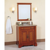 32" Single Bathroom Vanity Set in Light Brown