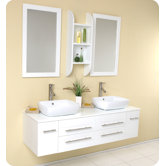 Bellezza Modern Double Vessel Sink Bathroom Vanity
