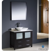 Torino 36" Modern Bathroom Vanity with Vessel Sink