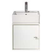 Solutions 16" Wall Hung Bathroom Vanity Set