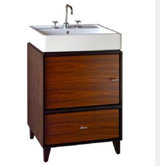 Solutions 24" Floorstanding Bathroom Vanity Set