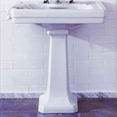 Lutezia Bathroom Sink Pedestal Only