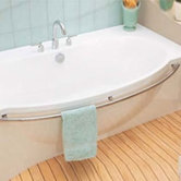 L'Expression Tub Apron and Towel Bar Kit