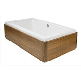 Tetsu 72" Soaker Acrylic Bath Tub