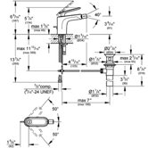 Veris OHM Centerset Bidet US