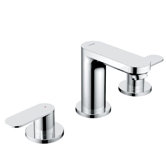 Eurosmart Widespread Bathroom Faucet with Double Lever Handles
