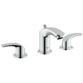 Eurosmart Widespread Bathroom Faucet with Double Lever Handles