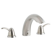 Talia Deck Mount Roman Tub Filler Less Handles