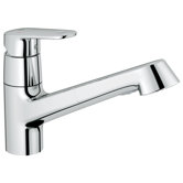 Europlus Pull-Out Single Handle Single Hole Kitchen Faucet with Watercare