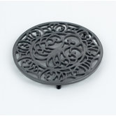 Octopus and Fish Trivet in Graphite