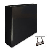 View Binder, w/ 2 Inside Pockets, 3" Capacity, Black
