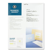Mailing Labels, Return Address, Laser, 1/2"x1-3/4", 2000 per Pack, White
