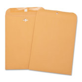Heavy-duty Clasp Envelopes, 7"x10", 100 per Box, Brown Kraft