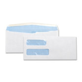 Double Window Envelope, No. 10, 4-1/8"x9-1/2", 500 per Box, White
