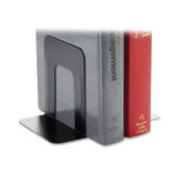 Bookend Supports, Standard, 4-9/10"x5-7/10" 5-3/10", Black