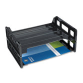 Stacking Tray, Side Load, Letter, Black