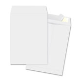 Open-End Envelopes, Plain, 12"x15-1/2", 100 per Box, White