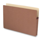 File Pocket, 1-3/4" Exp., Legal, 25 per Box, Redrope