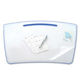 Desk Mat, Antiskid, 25-4/5"x17-3/5", 1.10mm Thick, Ice Blue