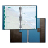 Weekly Planner,Jan-Dec,2PPW,5-1/2"x8-1/2" Pad,BN/BE Cvr, 2013