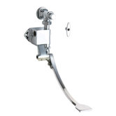 Wall Mount Single Pedal Valve in Chrome
