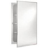 Basic Styleline Recessed Molded Cabinet with Two Shelves