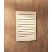 Basic Louver Single Recessed Cabinet with