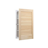 Basic Louver 26" Single Recessed Cabinet