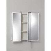 Frameless Ashland Surface Mount Cabinet in White