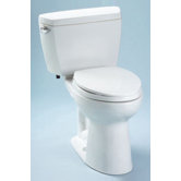 Eco Drake 2 Piece Toilet with Elongated Bowl in Cotton