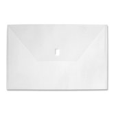 Project Folders, w/ Hook and Loop, 11"x17", Clear