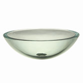 Translucence Round 19mm Glass Vessel Sink
