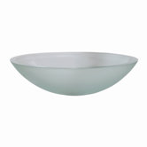 Translucence Oval 19mm Glass Vessel Sink