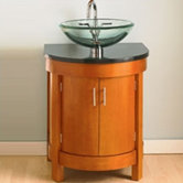 Haddington 24" Petite Vessel Stand Vanity Set