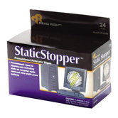 Static Stopper Pad, Towelettes, Foil Packets, 24/BX