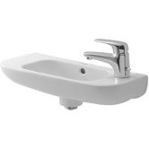 D-Code Bathroom Sink in White Alpin