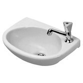 Duraplus Bathroom Sink in White Alpin