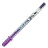 Gel Pen,Water/Fade Proof,1.0mm,Med. Line,Metallic Purple