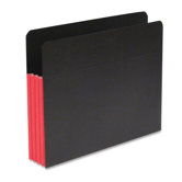 Expansion Pocket, Ltr, 5.2" Exp, 23 Pkt, 10/BX, Red