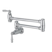 Traditional Double Handle Wall Mount Pot Filler