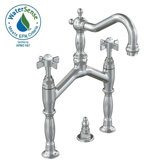 Savina Widespread Bathroom Sink Faucet with Double Cross Handles