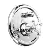818 Series Pressure Balance Diverter Faucet Shower Faucet Trim Only with Cross Handle