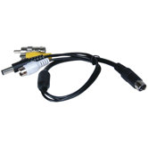 RCA to 6-Pin Din Coupler