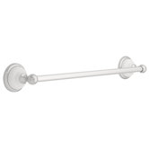 Bellini 18" Towel Bar in Polished Chrome/White