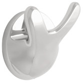 Astra Double Robe Hook in Polished Chrome