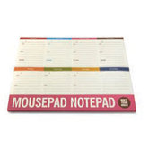 8 Days-A-Week Mouse Pad Note Pad