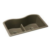 Harmony E-Granite Double Bowl Undermount Kitchen Sink