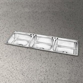 Lustertone Gourmet 46" x 22" Triple Bowl Sink Set
