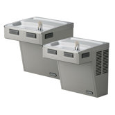 Barrier-Free ADA Compliant 2 Station Wall Mount Drinking Fountain