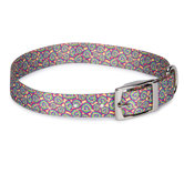 Starburst Tie Dye Dog Collar in Yellow